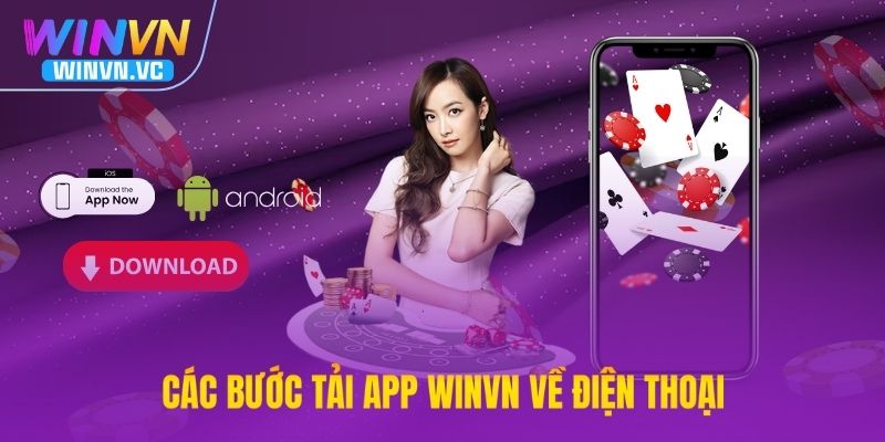 Các bước tải app WINVN về điện thoại